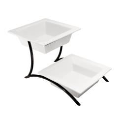 Cal-Mil - PP302-13 - 2-Tier Stand w/Block Bowls image