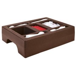 Cambro - LCDCH10131 - 20 in x 16 in Brown Camtainer® Condiment Holder image