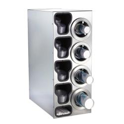 Dispense-Rite - CTC-C-4RSS - Stainless Steel Countertop Cup Dispensing Cabinet image