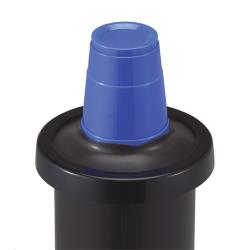 San Jamar - C2410CBK - EZ-Fit®  8-46 Oz Cup Dispenser w/Black Gasket image