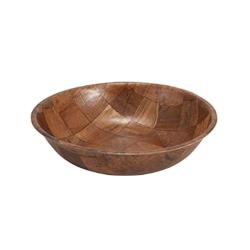 Winco - WWB-6 - 6 in Woven Wood Salad Bowl image