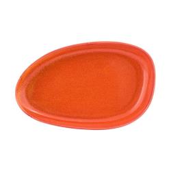 Front Of The House - DDP062ORP22 - 11 in x 7 in Oval Kiln® Blood Orange Plate image