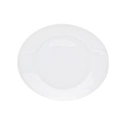 Front Of The House - DSP015WHP13 - 9 in x 7 1/2 in Oval Ellipse™ White Plate image