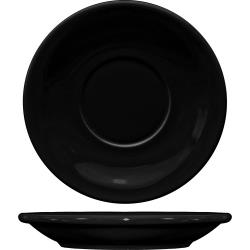 ITI - CAN-2-B - 5 1/2 in Cancun™ Black Saucer With Narrow Rim image