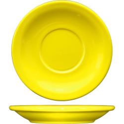 ITI - CAN-2-Y - 5 1/2 in Cancun™ Yellow Saucer With Narrow Rim image