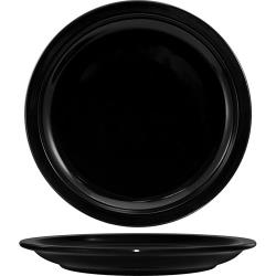 ITI - CAN-6-B - Cancun™ 6 1/2" Black Plate w/Narrow Rim image