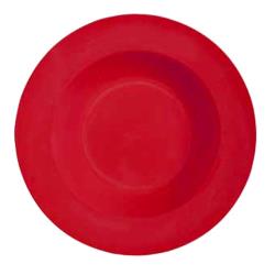 GET Enterprises - B-1611-R - Chexers Red 16 oz Wide Rim Bowl image
