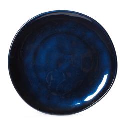 GET Enterprises - CS-10-CSB - 10 1/2 in Cosmo™ Blue Irregular Melamine Coupe Plate image