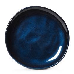 GET Enterprises - CS-7-CSB - 7 in Cosmo™ Blue Irregular Melamine Coupe Plate image