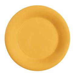GET Enterprises - WP-5-TY - Mardi Gras Tropical Yellow 5 1/2" Wide Rim Plate image