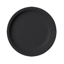 Cambro - 55CWNR110 -  5 1/2 in Camwear® Black Narrow Rim Plate image