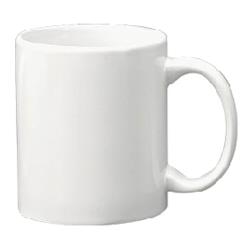 ITI - 3424S-02 - 11 oz European White C-Handle Mug image