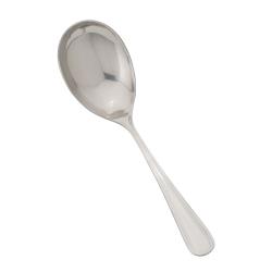 Winco - 0030-21 - 8 3/4 in Shangarila Solid Serving Spoon image