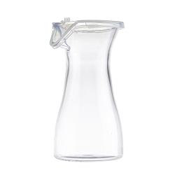 Tablecraft - 10715 - 11 oz Clear Plastic Carafe with Lid image