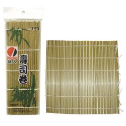 Ming Hong Int'l - 31113 - 9 1/2 in x 9 1/2 in Tetsujin Bamboo Sushi Mat image
