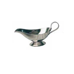 Winco - GBS-3 - 3 oz Stainless Steel Gravy Boat image