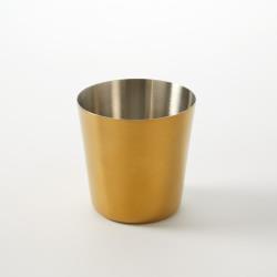 American Metalcraft - FFCG337 - 14 oz Gold Satin Fry Cup image