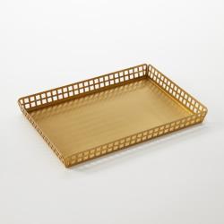 American Metalcraft - LPLTG10 - 10 in Gold Stainless Steel Rectangle Platter image