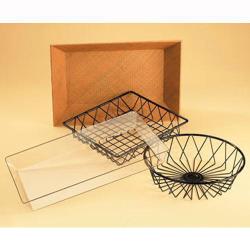 Cal-Mil - 1292TRAY - 12 in Round Wire Basket image