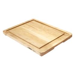 Winco - WCB-2016 - 20 in x 16 in Wooden Carving Board image