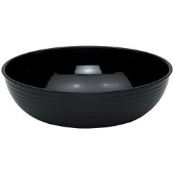 Cambro - RSB18CW110 - Camwear® 20.2 Qt Black Round Ribbed Bowl image