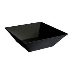 GET Enterprises - ML-246-BK - Siciliano Black 1.6 qt Black Square Bowl image