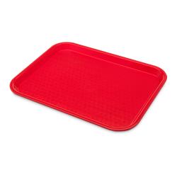 Carlisle - CT101405 - 14 x 10 in Red Cafe Food Tray image