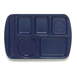 GET Enterprises - TL-151-NB - 14 3/4 in x 9 1/2 in Navy Blue Cafeteria Tray image