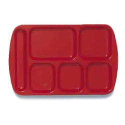 GET Enterprises - TL-151-R - 14 3/4 in x 9 1/2 in Red Cafeteria Tray image