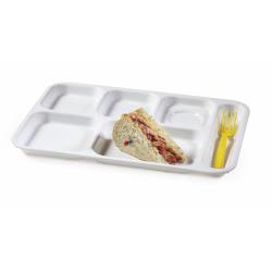 GET Enterprises - TR-153-W - 14 1/2 in x 10 in White Cafeteria Tray image