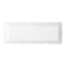 GET Enterprises - ML-128-W - 13 1/2 in x 5 1/2 in White Bake and Brew™ Serving Tray image