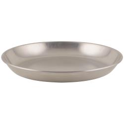 Winco - ASFT-12 - 12 in Round Aluminum Seafood Tray image