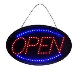 Alpine Industries - ALP497-02 - 23 in x 14 in Lighted Open Sign image