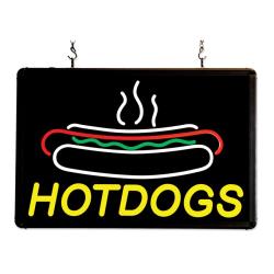 Winco - 92002 - Benchmark Ultra-Brite Sign Hotdogs image