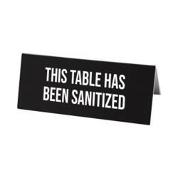 Cal-Mil - 22139-62 - "Sanitized" Table Tent image