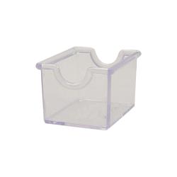 Winco - PPH-1C - Clear Plastic Sugar Packet Holder image