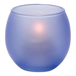 Hollowick - 5119SDB - Satin Dark Blue Bubble Tealight Lamp image
