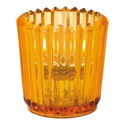 Hollowick - 5228A - Amber Ribbed Tealight Lamp image