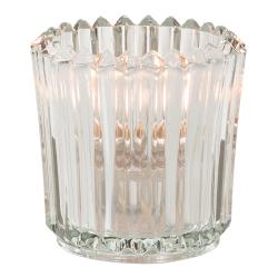 Hollowick - 5228C - Clear Ribbed Tealight Lamp image