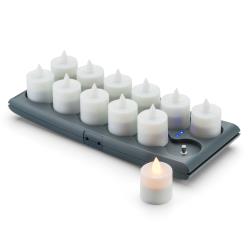 Hollowick - HFRV12-A - Rechargeable Flameless  Amber Candle Set image