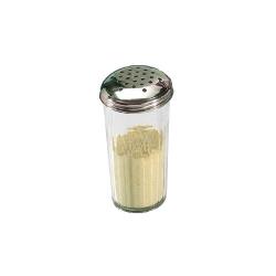 American Metalcraft - 3312 - 12 oz SAN Tapered Cheese Shaker w/Top image