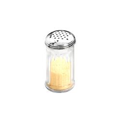 American Metalcraft - SAN312 - 12 oz SAN Fluted Cheese Shaker w/Top image