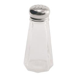 Crestware - SHKR43M - 3 oz Paneled Glass Salt & Pepper Shaker image