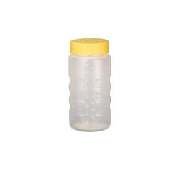 Vollrath - 4961-1308 - 16 oz Dripcut™ Dredge Clear with Large Hole Yellow Shaker Lid image