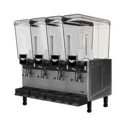 Vollrath - VBBE4-37-S - 5 gal Refrigerated Four Tank Beverage Dispenser image