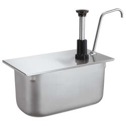 Server - 83430 - Stainless Steel 1/3 Size Steam Table Pan Pump image