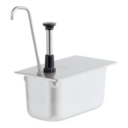 Server - 83441 - Stainless Steel 1/3 Size Steam Table Pan Pump w/Tall Spout image