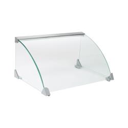 Winco - EHDG-5SG - 19 7/8 in x 9 1/4 in Glass Sneeze Guard image