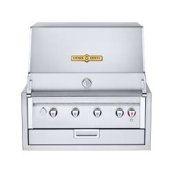 Crown Verity - IBI30NG - 30 in Outdoor Charbroiler Built-In Roll Top NG image