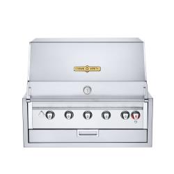 Crown Verity - IBI36NG - 36 in Outdoor Charbroiler Built-In Roll Top NG image